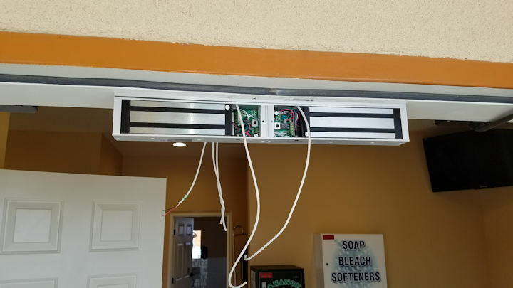 Assa-Abloy double maglock assembly